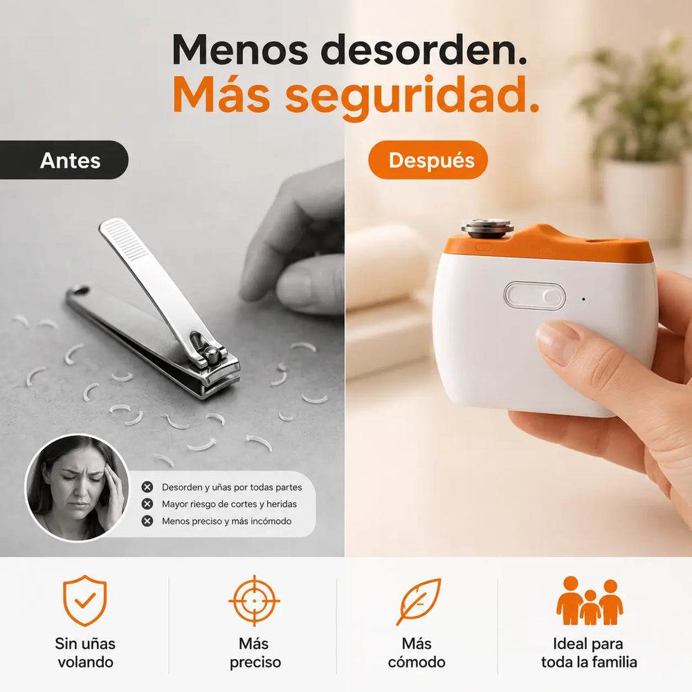 Corta Uñas Eléctrico Xiaomi | Corte Preciso y Seguro en Segundos