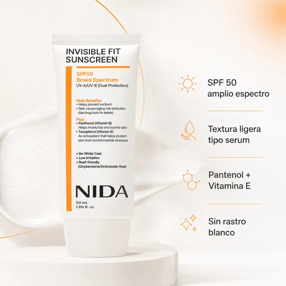 NIDA - Protector Solar Invisible