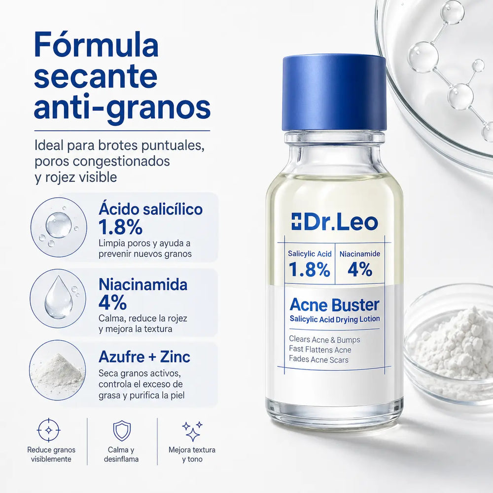 Dr. Leo - Loción Secante de Granos